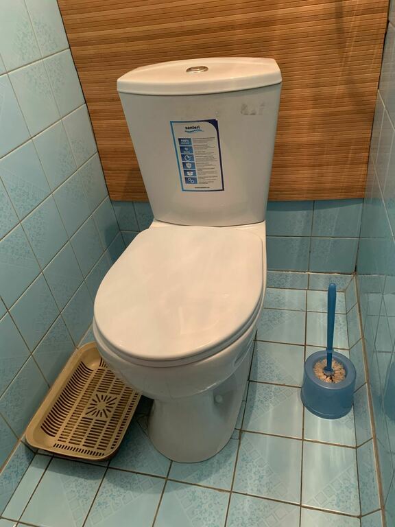 Унитаз-компакт Santeri Ультра с косым выпуском с сиденьем полипропилен ...