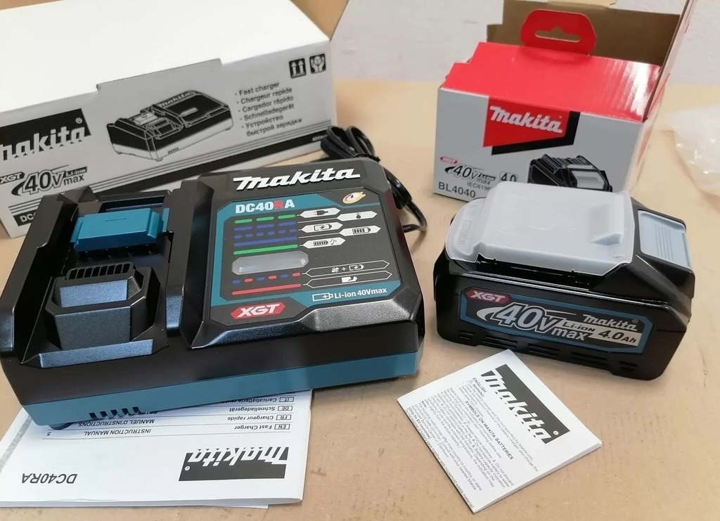 Аккумулятор Makita XGT (191J67-0) 40В 4Ач Li-Ion с зарядным устройством ...