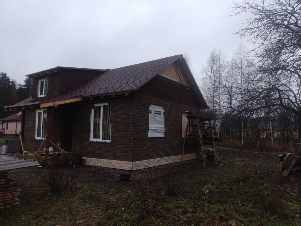 Панель фасадная гибкая Технониколь Hauberk 1000х250 мм кирпич ...