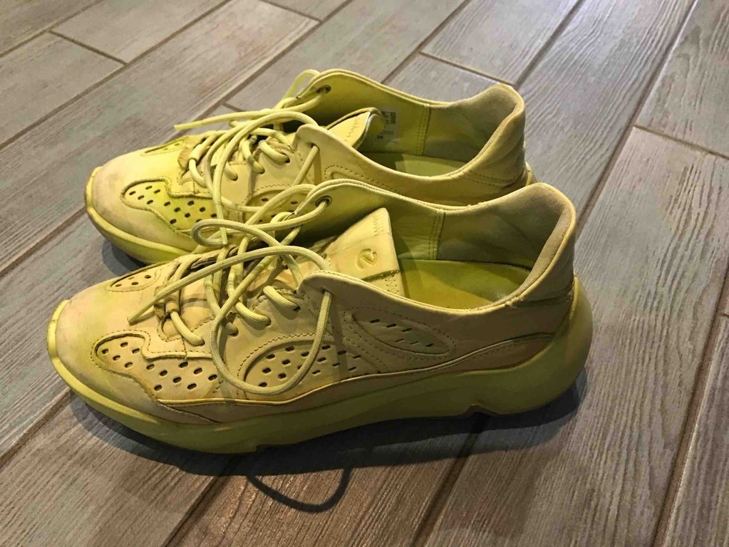 Ecco kyle store sneaker yellow